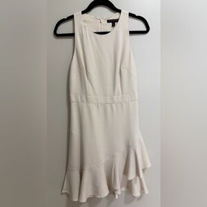 Banana Republic Cream Asymmetrical Dress